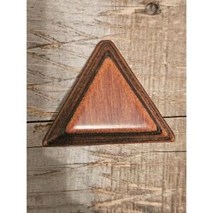 Wood Triangle brooch‎ Jewelry Tray Home Decor